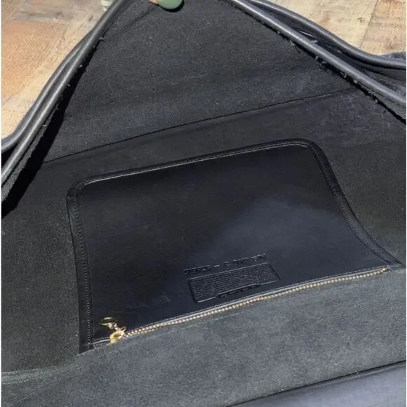 Vintage Coach Beekman 5266 Black Leather Briefcase bag - Picture 5 of 12